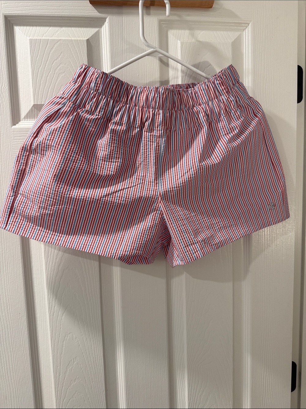 Vineyard Vine’s Harbor Pull-On Shorts Seersucker Multi Sz S